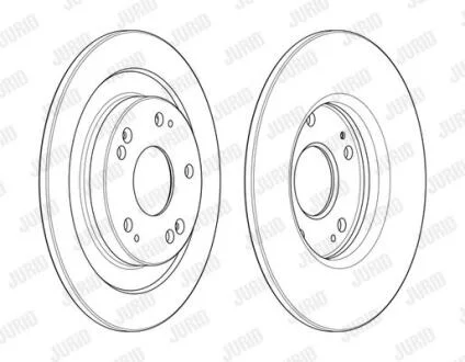 Диск гальмівний Jurid 563128JC