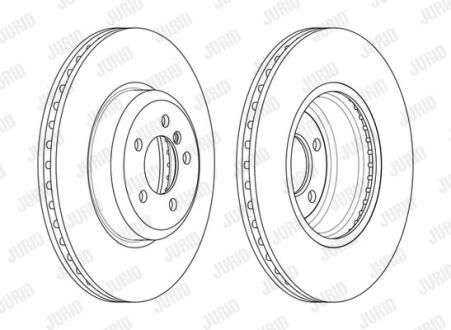 Диск гальмівний Jurid 563133JC-1