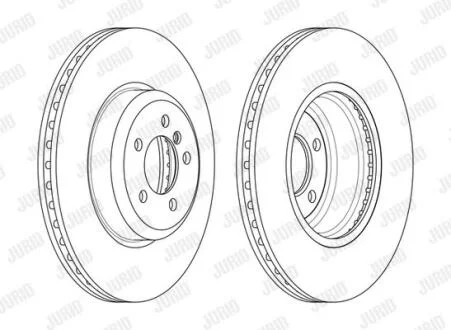 Диск гальмівний Jurid 563133JC-1