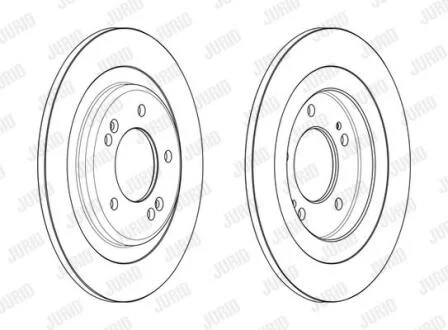 Диск гальмівний Jurid 563136JC