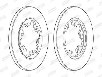 Диск гальмівний Jurid 563139JC