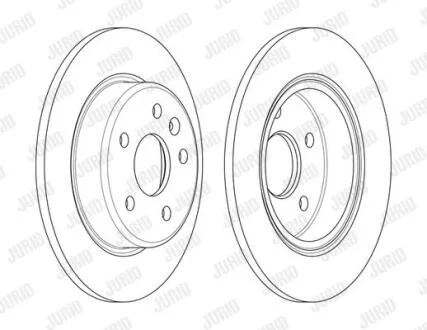 Диск гальмівний Jurid 563143JC