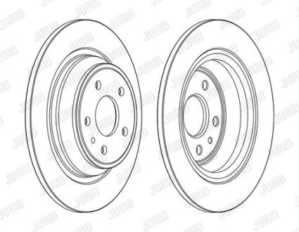 Диск гальмівний Jurid 563155JC