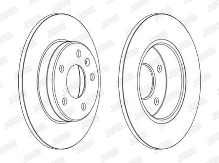 Диск гальмівний Jurid 563159JC