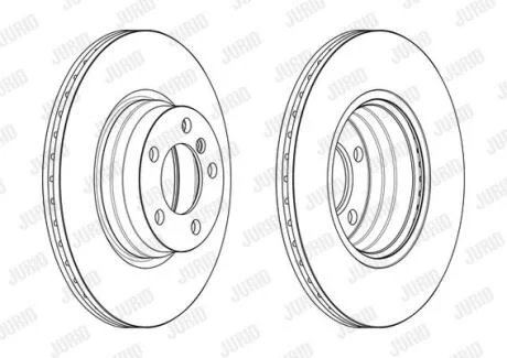 Диск гальмівний Jurid 563181JC