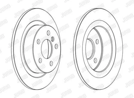 Диск гальмівний Jurid 563190JC