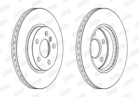 Диск гальмівний Jurid 563191JC