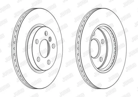 Диск гальмівний Jurid 563191JC