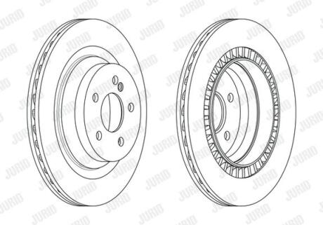 Диск гальмівний Jurid 563198JC