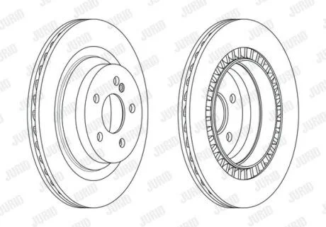 Диск гальмівний Jurid 563198JC