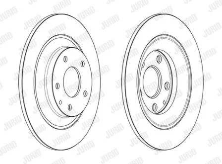 Диск гальмівний Jurid 563232JC