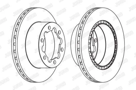 Диск гальмівний Jurid 569138J