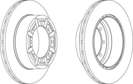 Диск гальмівний Jurid 569269J