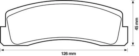 Колодки гальмівні дискові Jurid 571265J