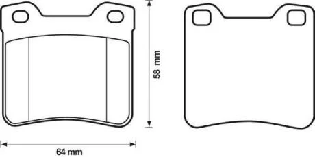 Колодки гальмівні дискові Jurid 571899J