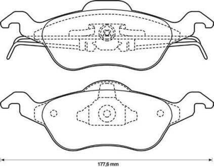 Колодки гальмівні дискові Jurid 571967J