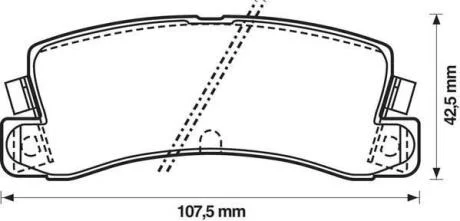 Колодки гальмівні дискові Jurid 572182J