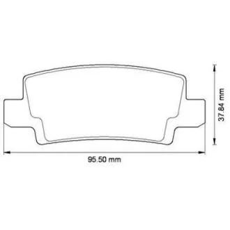 Колодки гальмівні дискові Jurid 572492J
