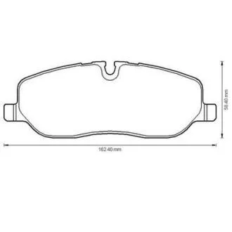 Колодки гальмівні дискові Jurid 572521J