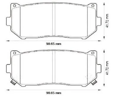 Колодки гальмівні дискові Jurid 572556J