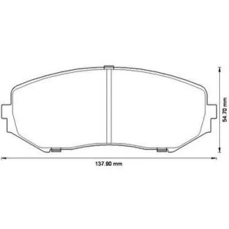 Колодки гальмівні дискові Jurid 572584J