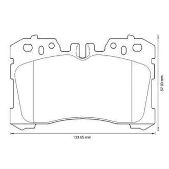 Колодки гальмівні дискові Jurid 572647J