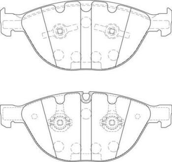 Колодки гальмівні дискові Jurid 573150J