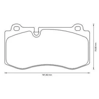 Колодки гальмівні дискові Jurid 573178JC
