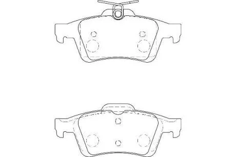 Колодки гальмівні дискові Jurid 573186D
