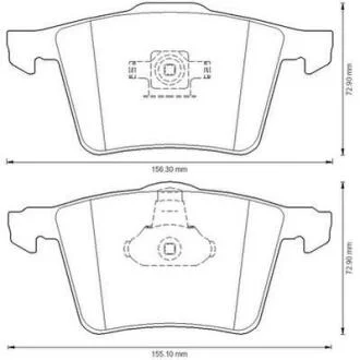 Колодки гальмівні дискові Jurid 573199J