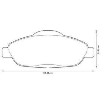 Колодки гальмівні дискові Jurid 573241JC
