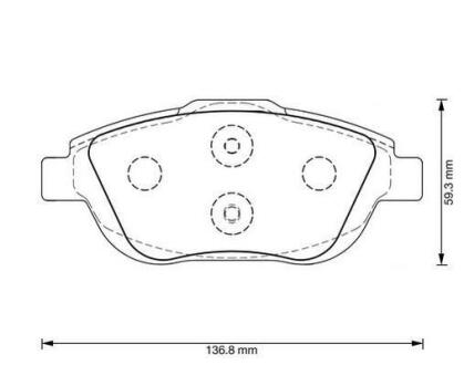 Колодки гальмівні дискові Jurid 573264JC