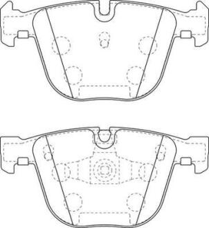 Колодки гальмівні дискові Jurid 573271J