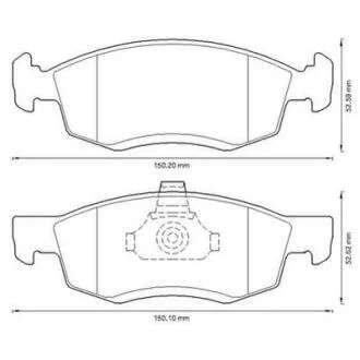 Колодки гальмівні дискові Jurid 573295J