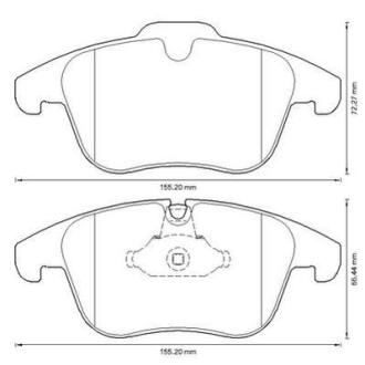 Колодки гальмівні дискові Jurid 573311JC