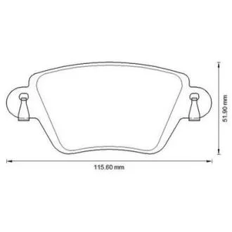 Колодки гальмівні дискові Jurid 573320J