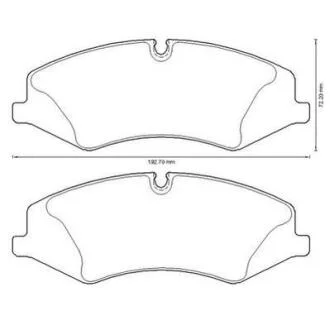 Колодки гальмівні дискові Jurid 573333J