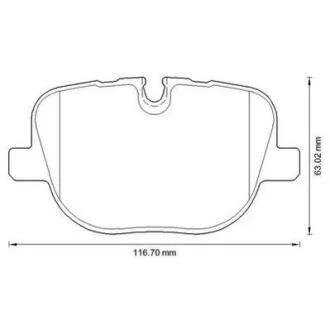 Колодки гальмівні дискові Jurid 573342J