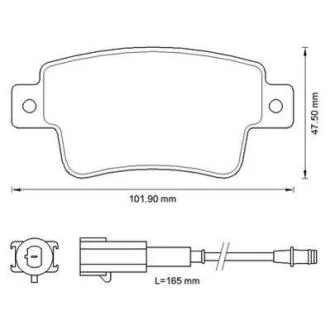 Колодки гальмівні дискові Jurid 573345J