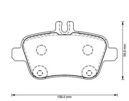 Колодки гальмівні дискові Jurid 573370J