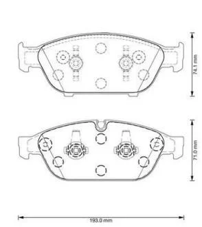 Колодки гальмівні дискові Jurid 573381J