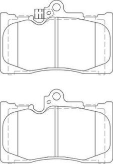 Колодки гальмівні дискові Jurid 573413J