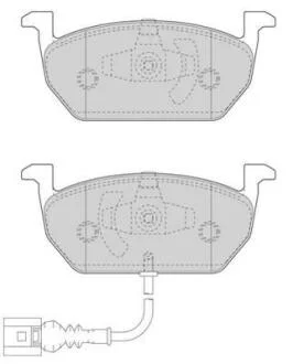 Колодки гальмівні дискові Jurid 573606J
