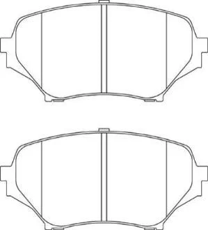 Колодки гальмівні дискові Jurid 573639J