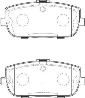 Колодки гальмівні дискові Jurid 573640J