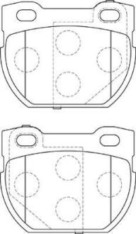 Колодки гальмівні дискові Jurid 573644J