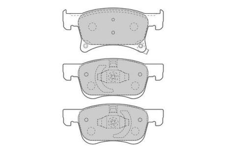 Колодки гальмівні дискові Jurid 573657J