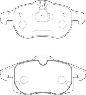 Колодки гальмівні дискові Jurid 573723J