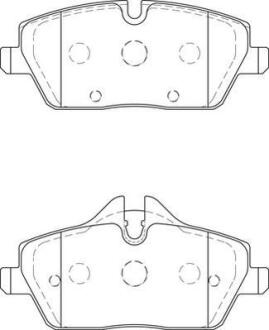 Колодки гальмівні дискові Jurid 573733J
