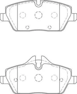 Колодки гальмівні дискові Jurid 573733J